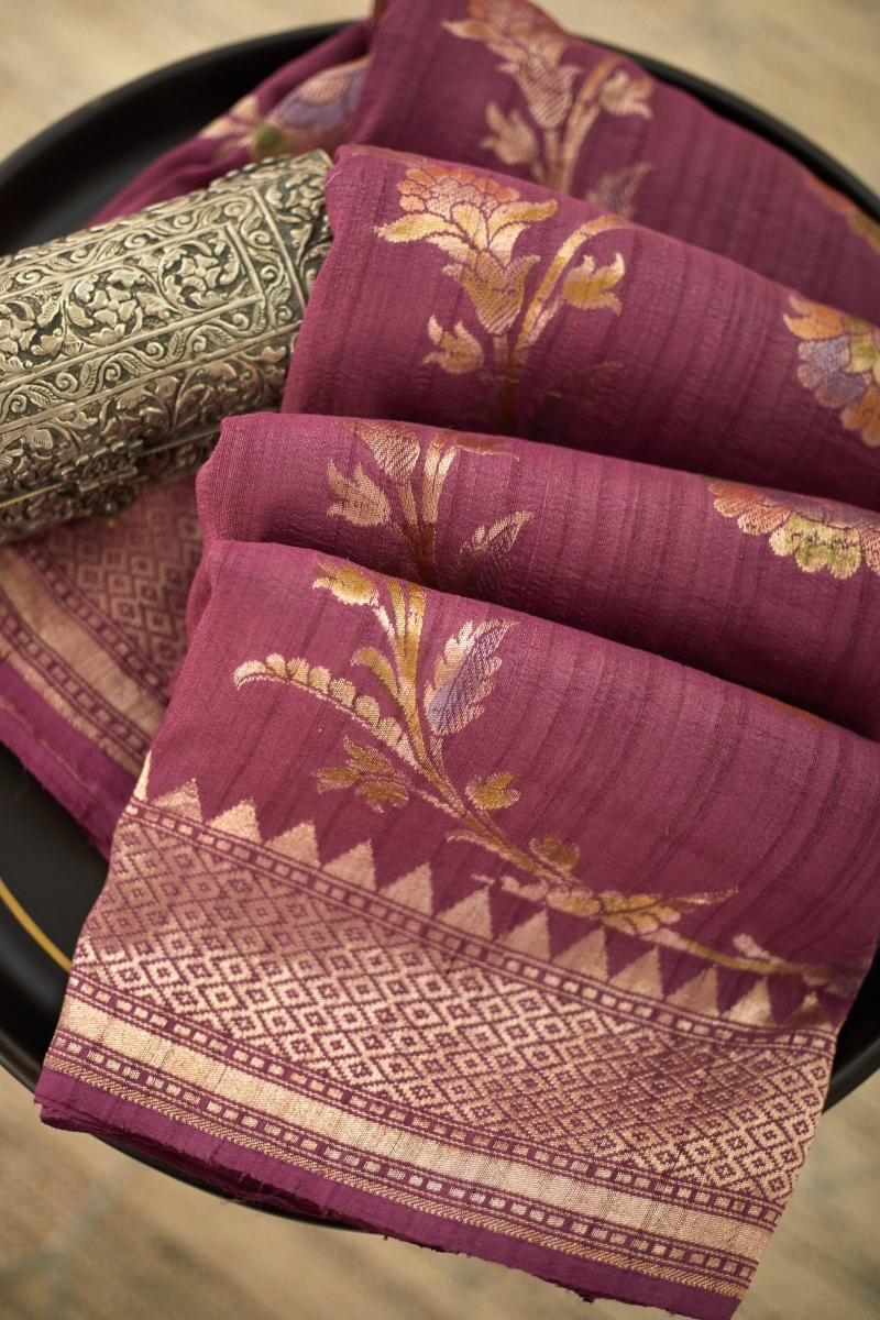 Tussar Silk Sarees - Buy Pure Tussar Silk Sarees Online USA, UK-cacanhphuclong.com.vn