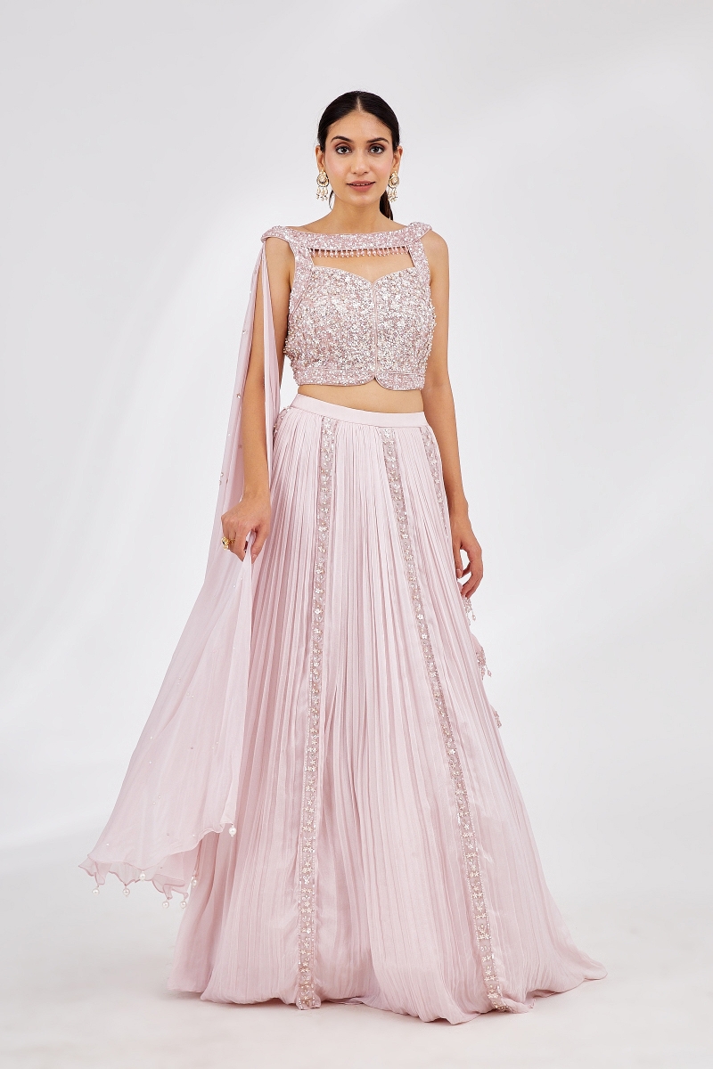 Chiffon lehengas cheap