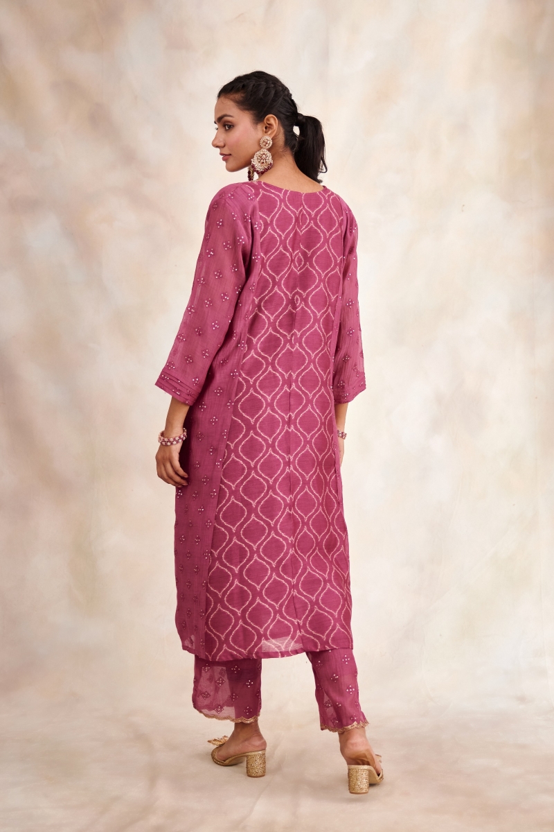 Cotton Red Bandhani Print Suit Set with Dupatta | Festive wear kurta sets –  Ria Fashions