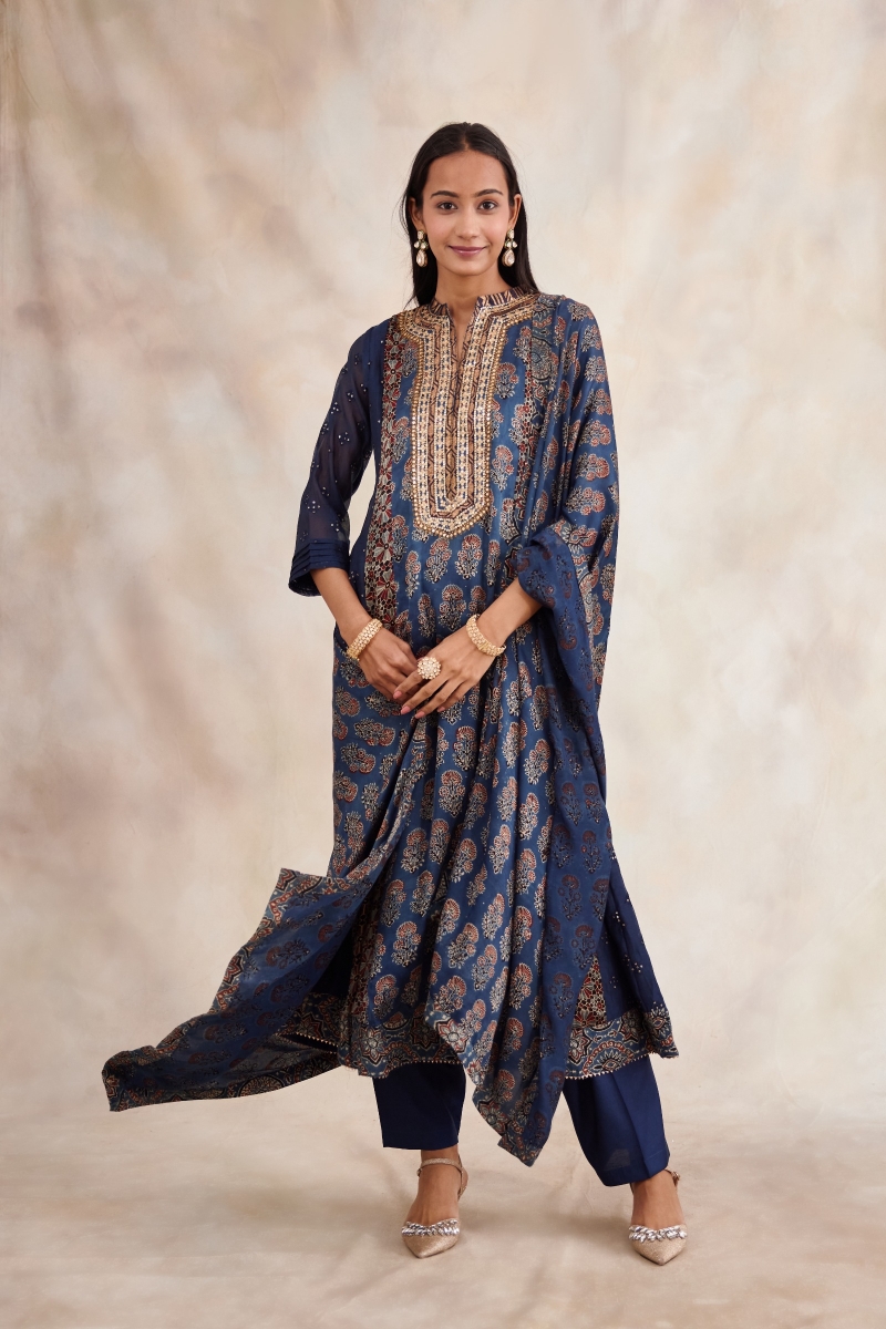 Ajrakh suits clearance