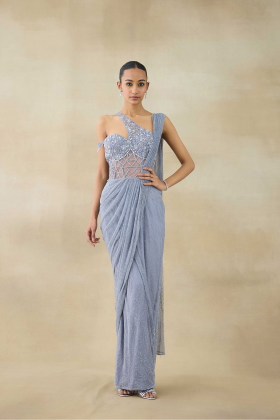 Ice Water Drape Saree