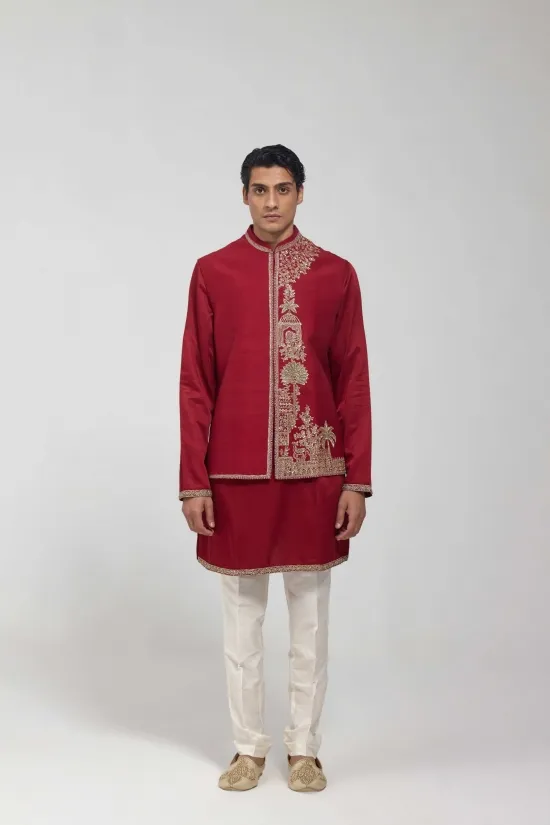 Zardozi Half Jacket Set Zardozi Half Jacket Set