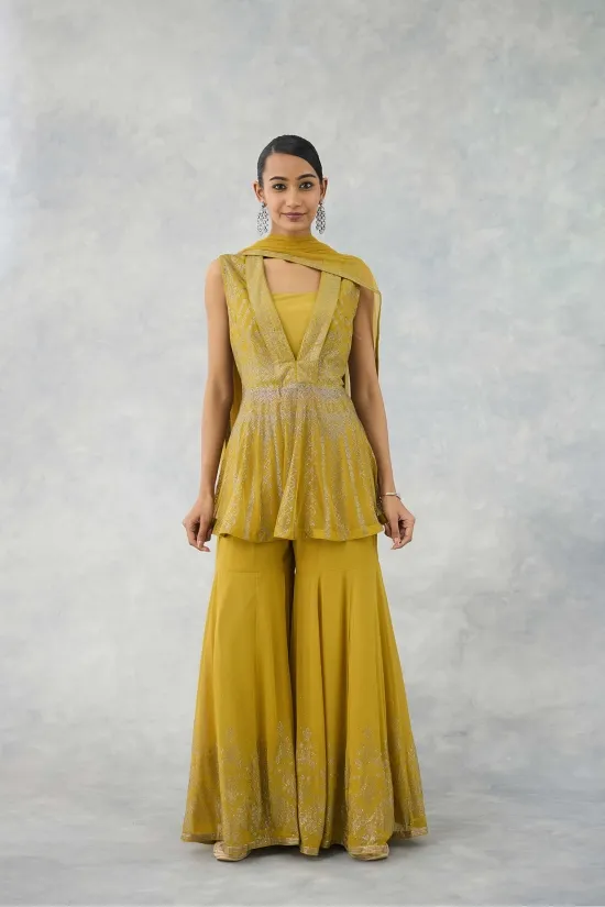 Warm Honey Garara Set