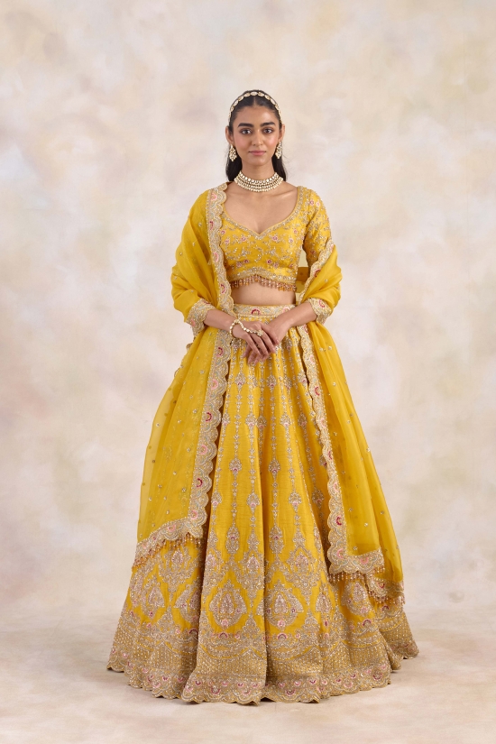 Hufflepuff Yellow Lehenga Set 