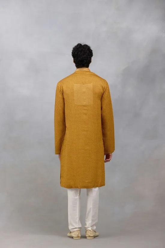 Polka Dot Kurta Set