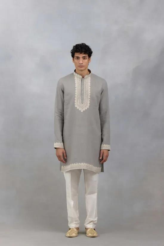 Grey Dori Kurta Grey Dori Kurta