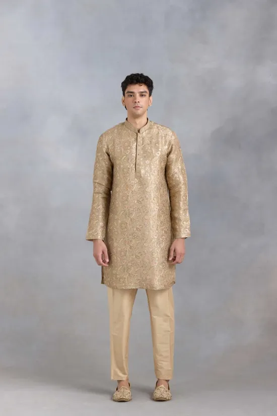 Gold Weave Kurta Set Gold Weave Kurta Set