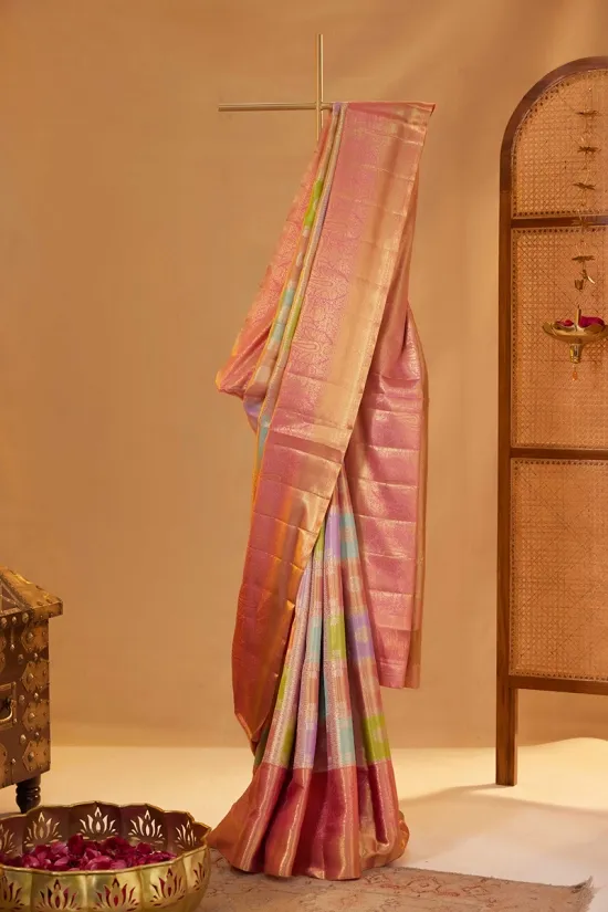 Multicolour Tissue Saree