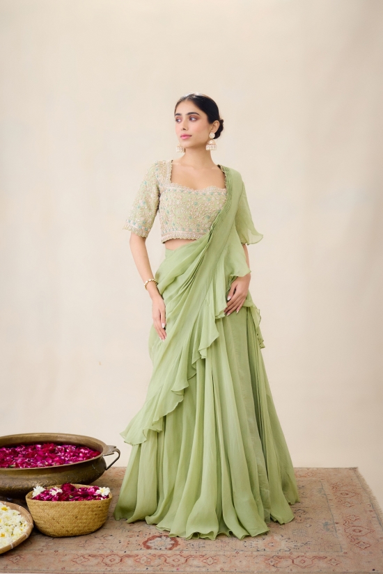 Light Green Lehenga Set