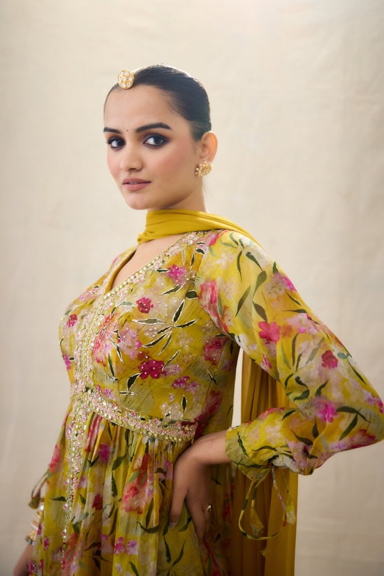 Tuscany Yellow Sharara