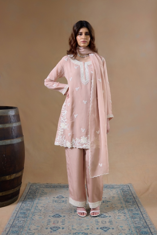 Tender Peach Suit Set
