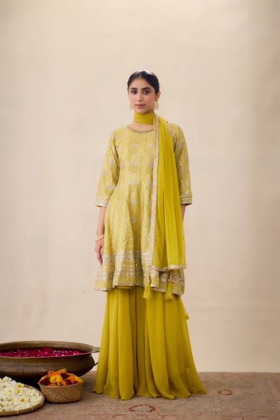Lemon Sharara Set