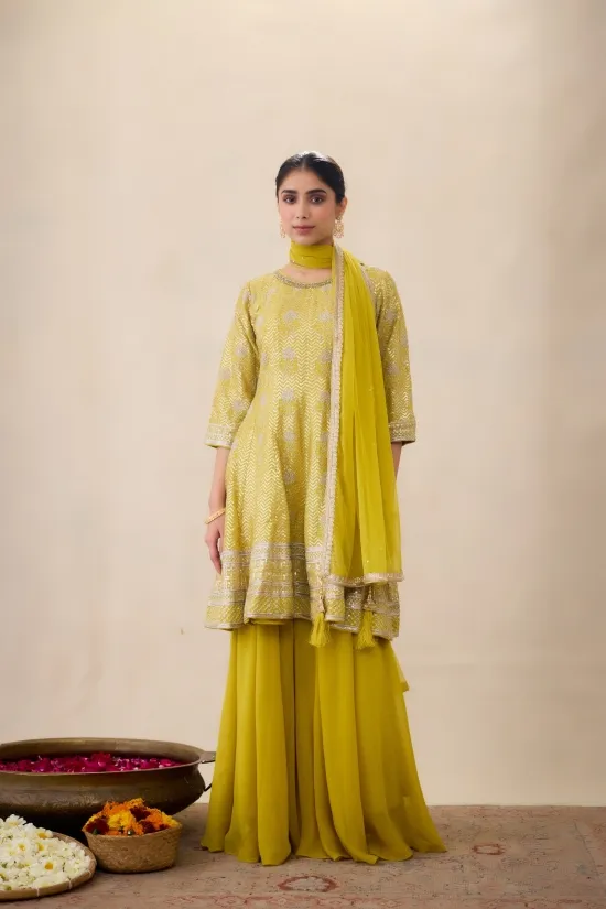Lemon Sharara Set