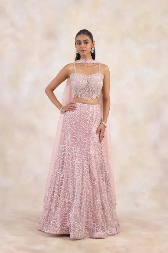 Petal Pink Lehenga Set
