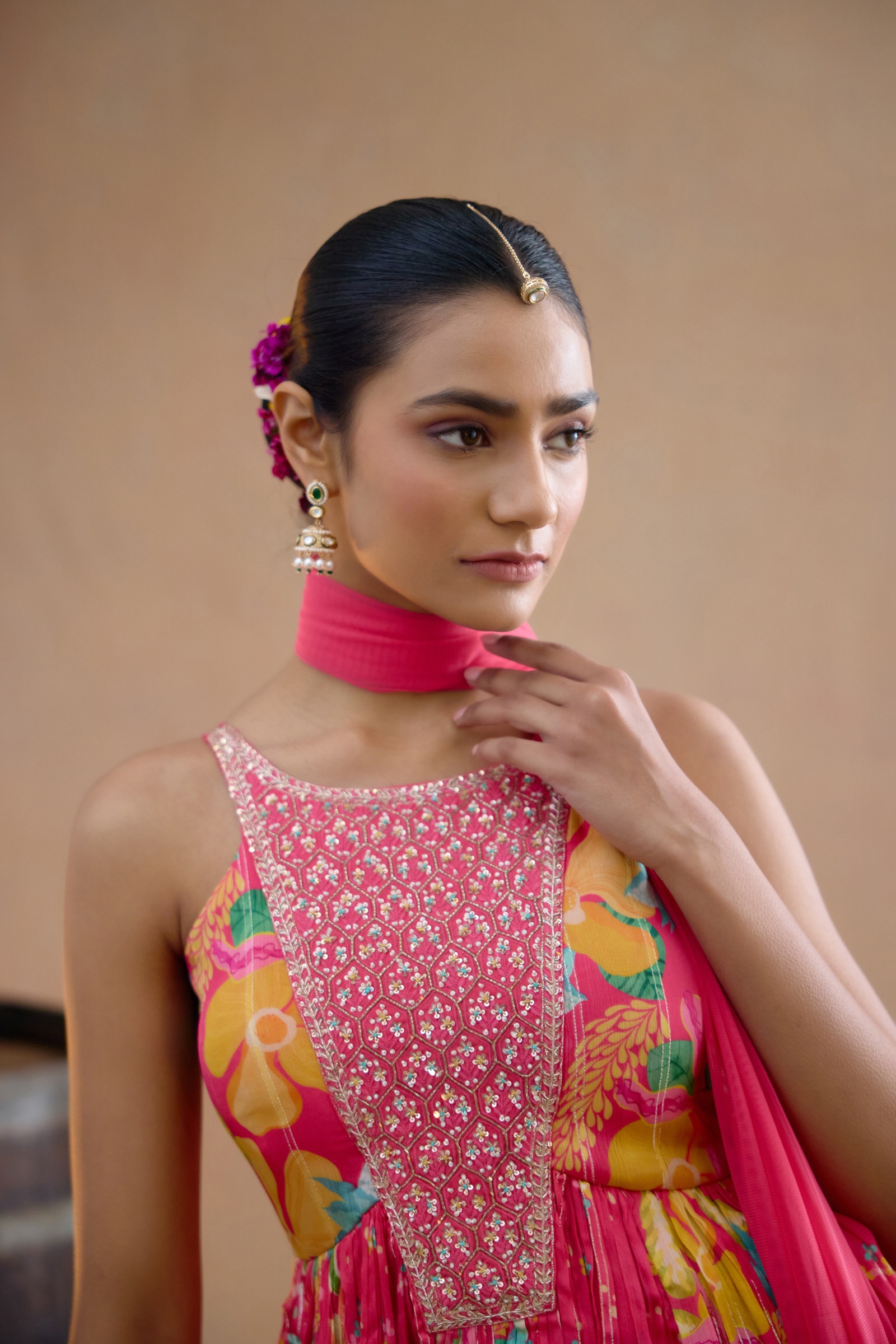 Rani Pink Garara Set