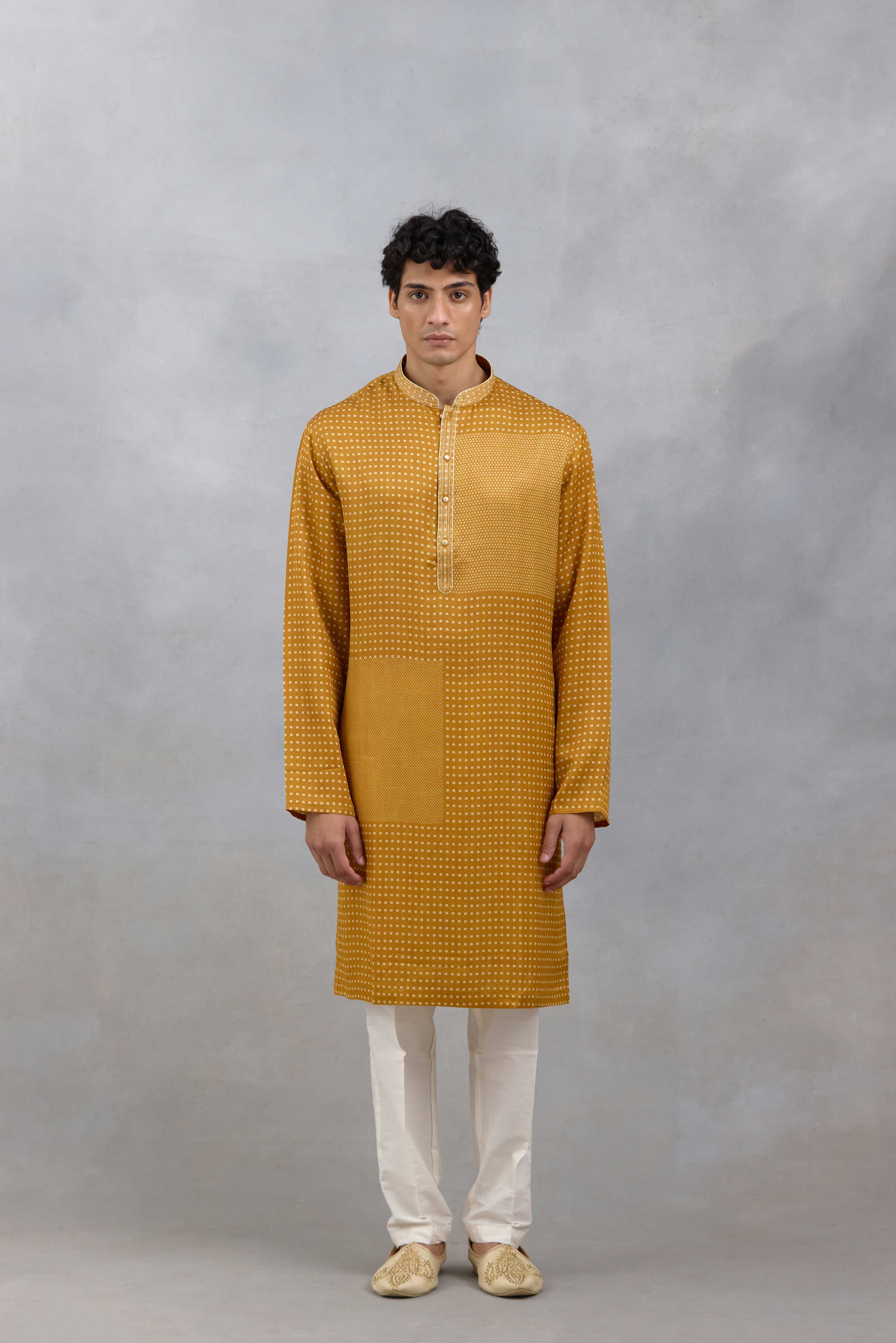 Polka Dot Kurta Set