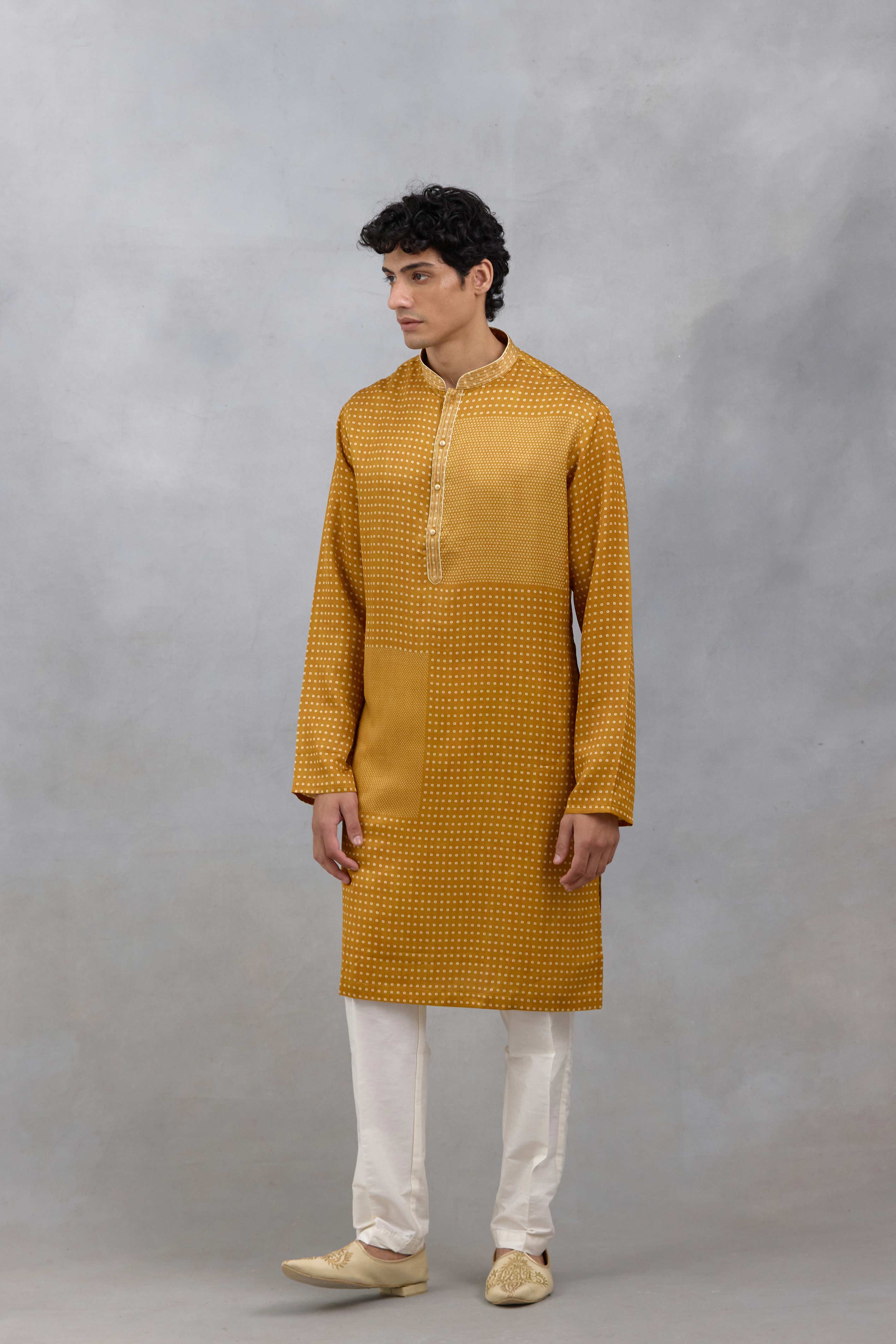 Polka Dot Kurta Set