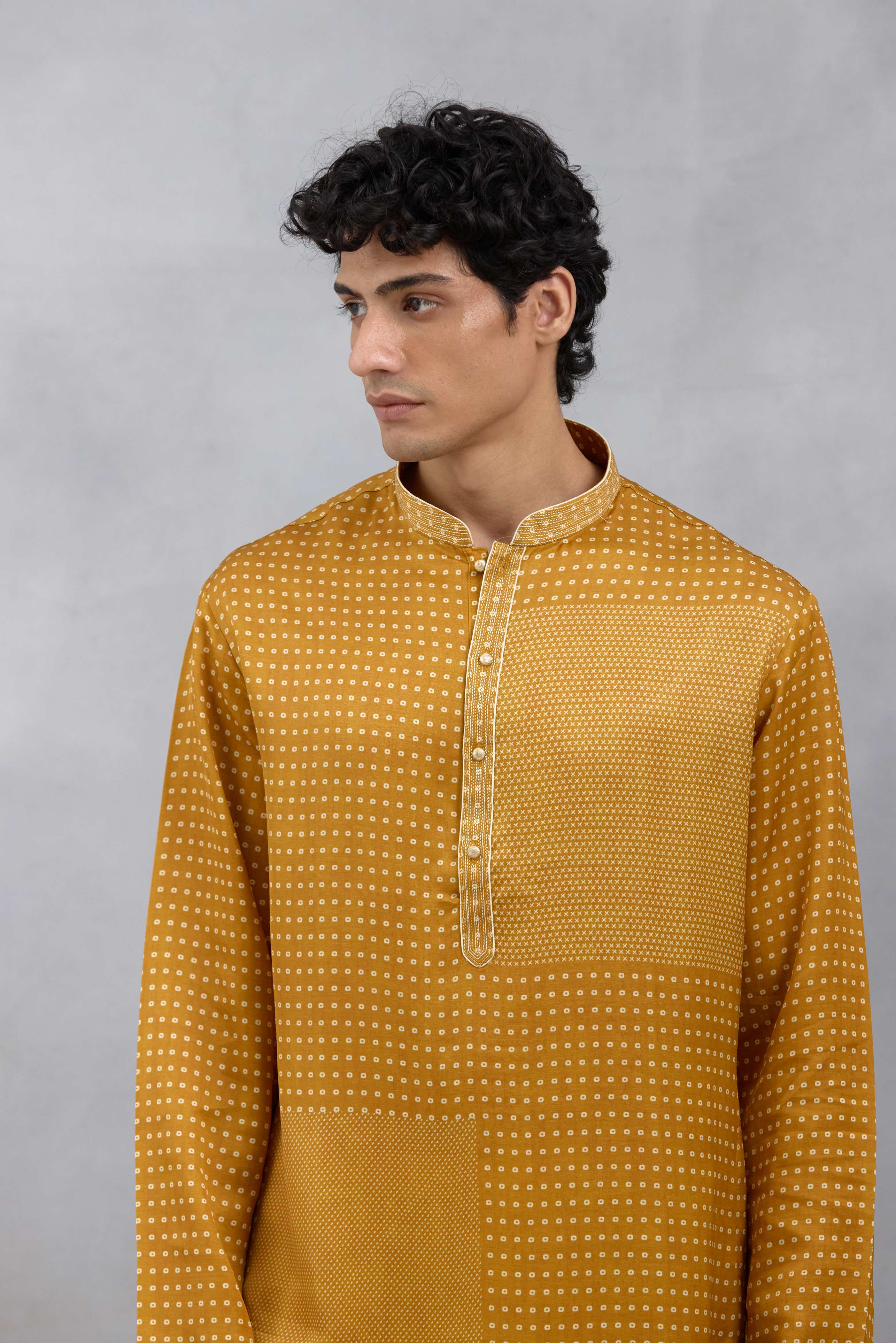 Polka Dot Kurta Set