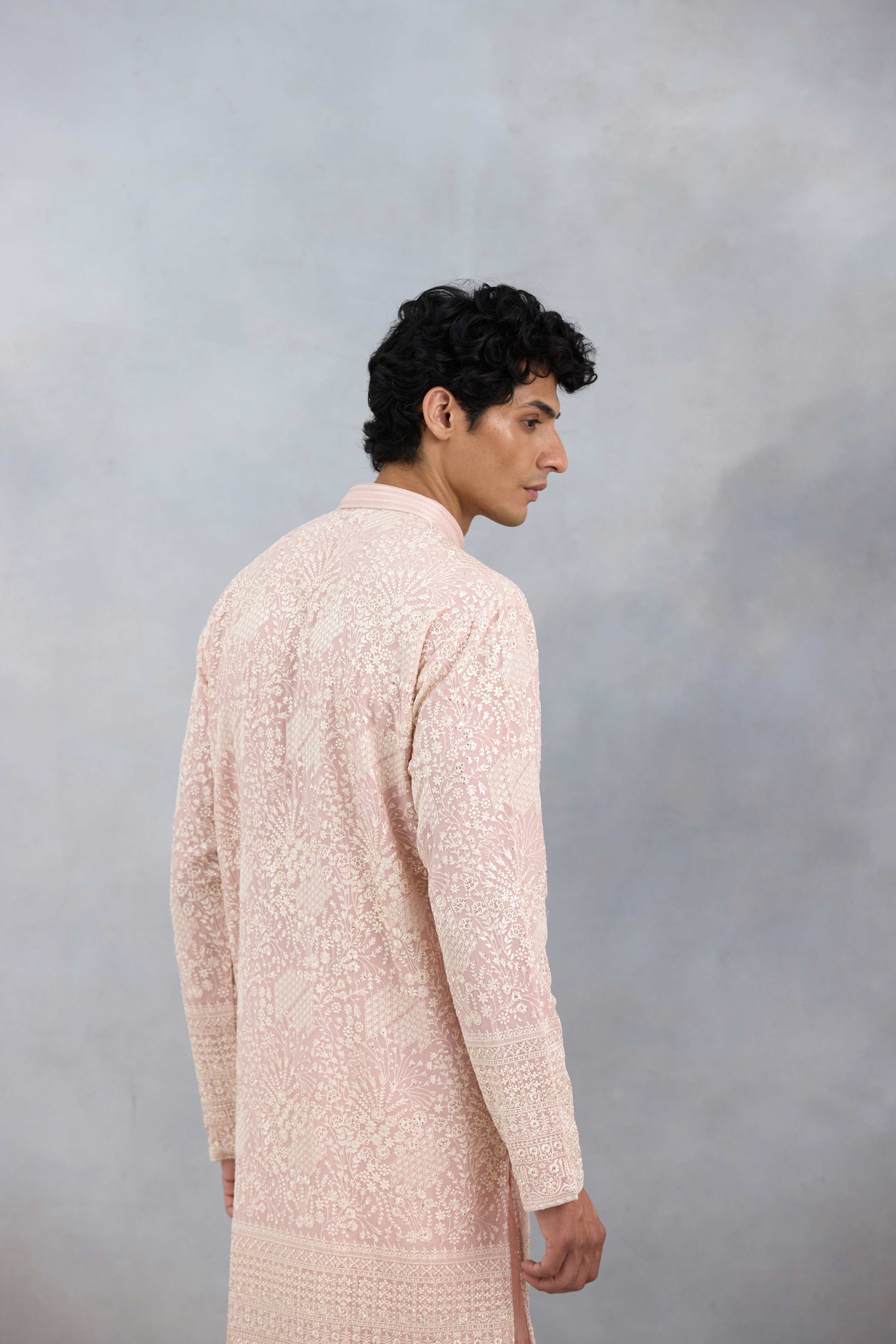 Blush Embroidered Kurta Set