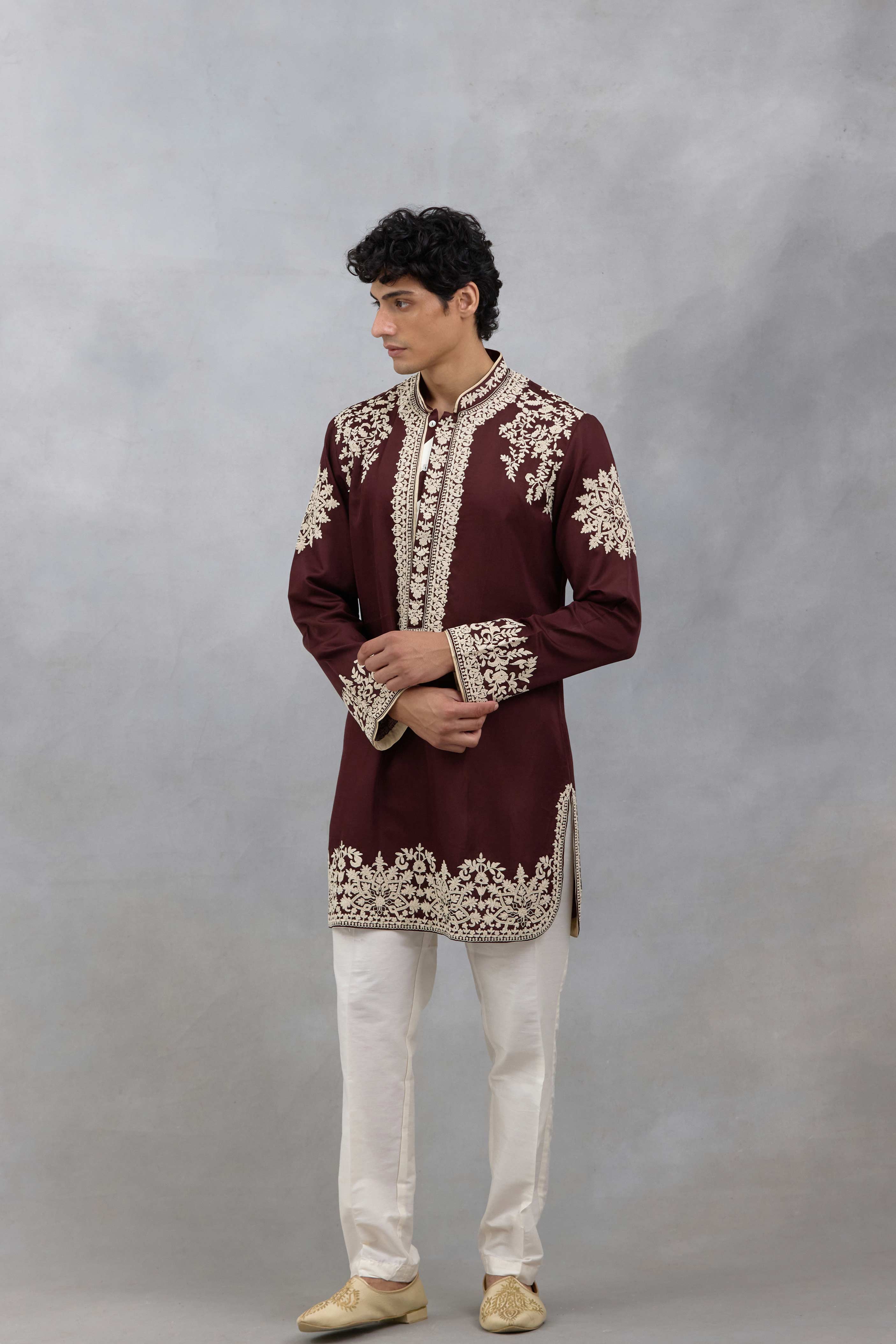 Embroidered Dori Kurta Set