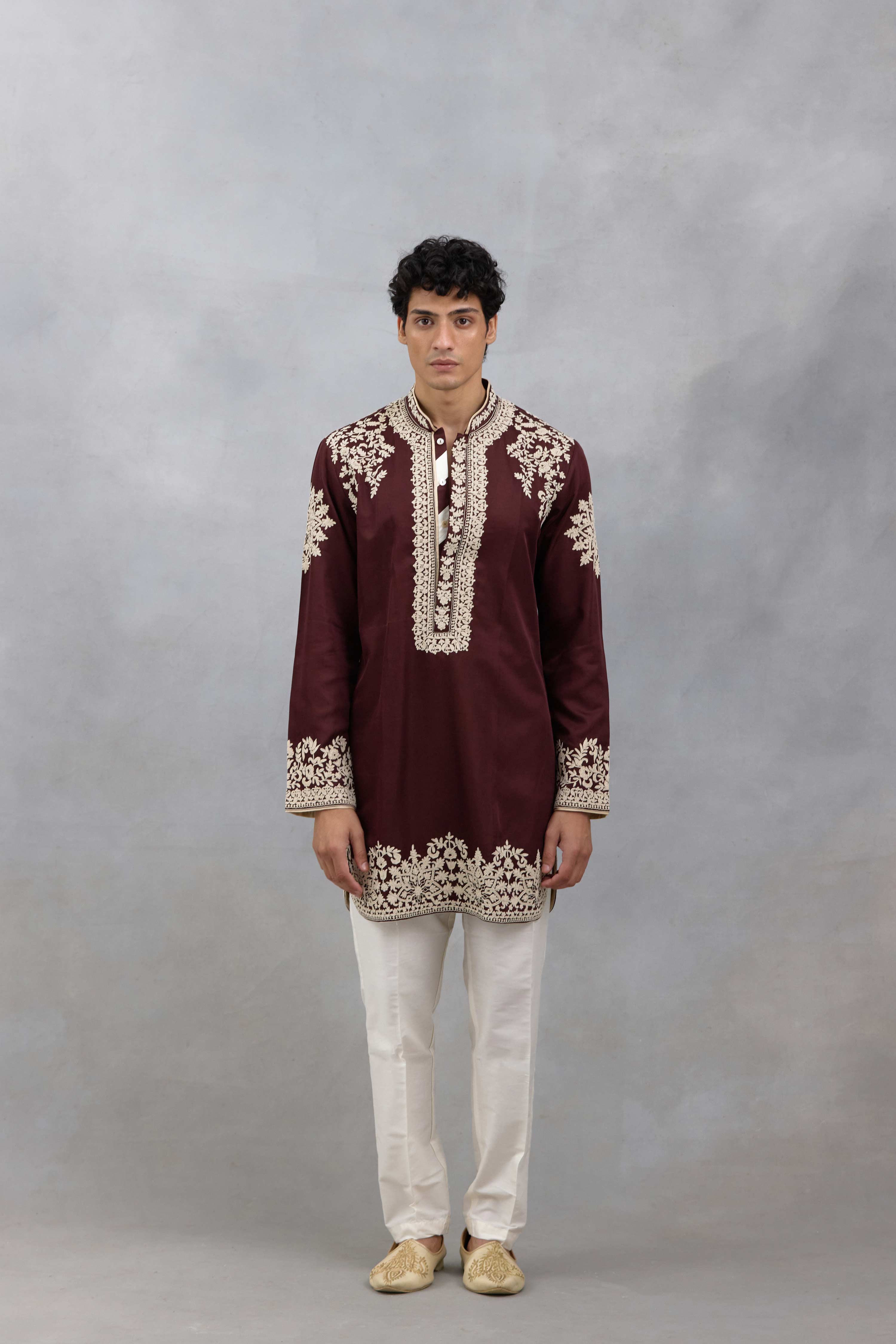Embroidered Dori Kurta Set