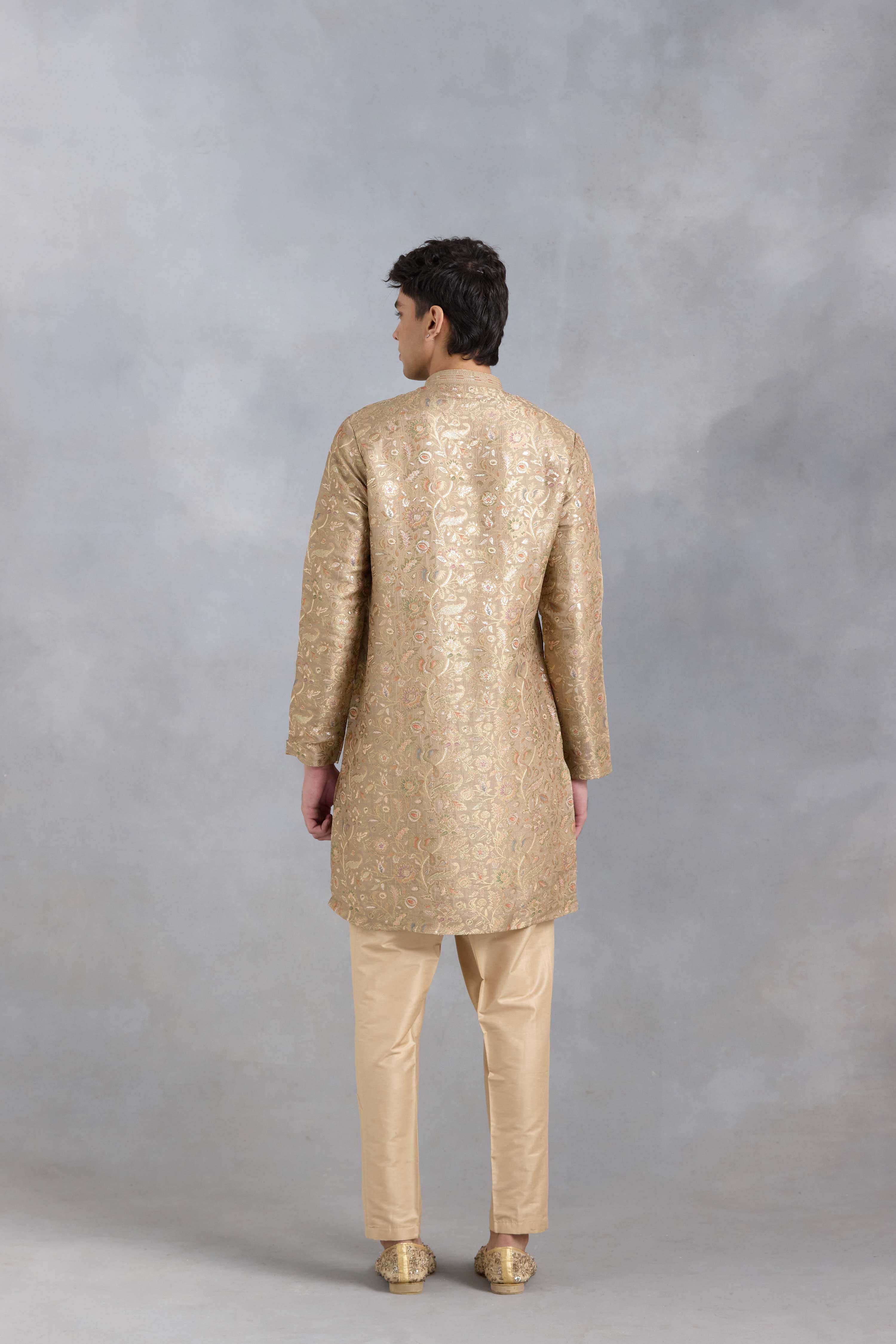 Gold Weave Kurta Set
