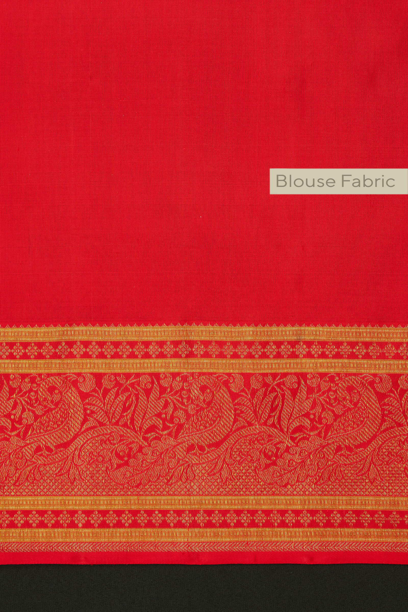 Amber Yellow Kanjivaram Silk Saree