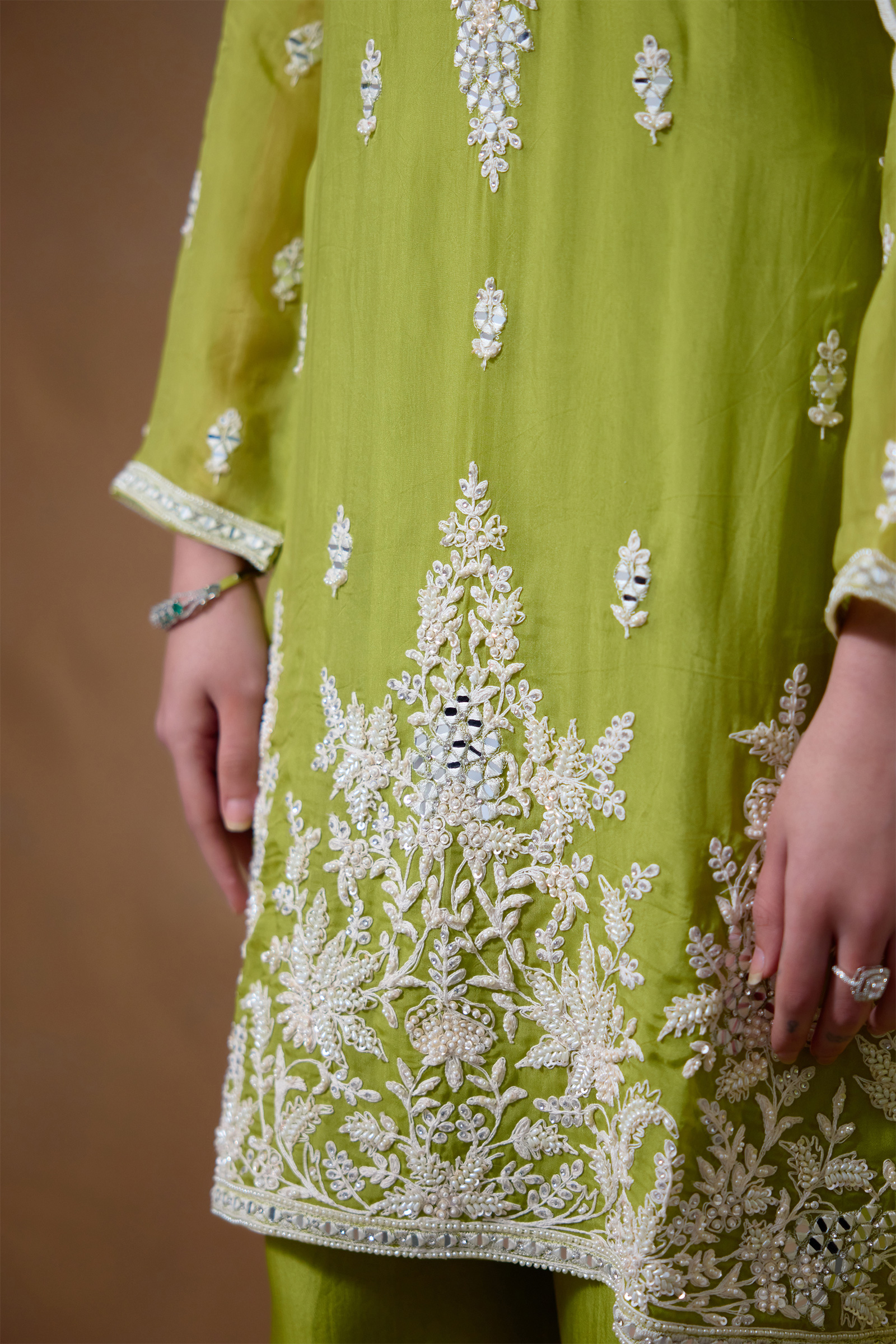 Parrot Green Suit Set
