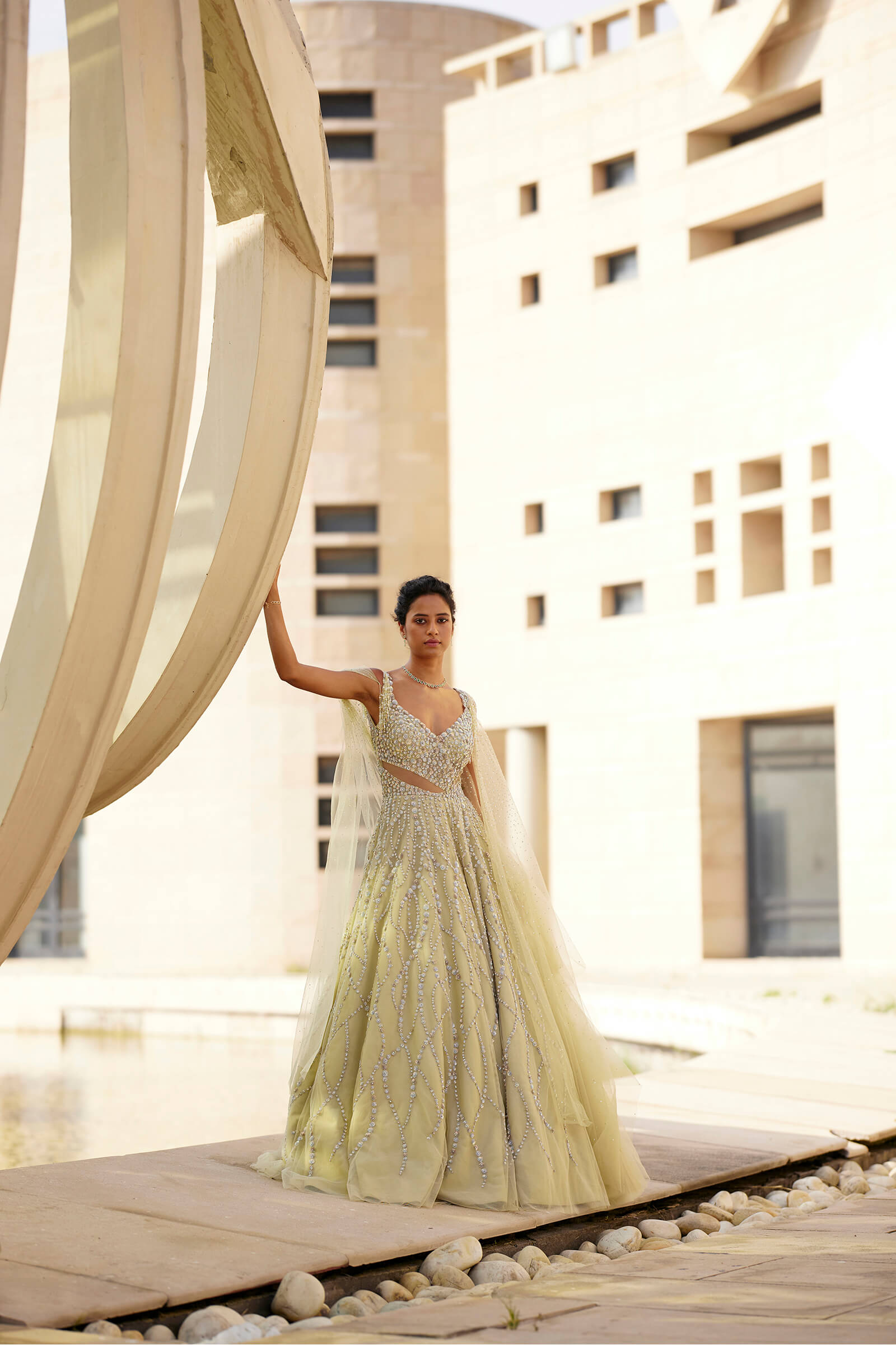 Moss Green Gown
