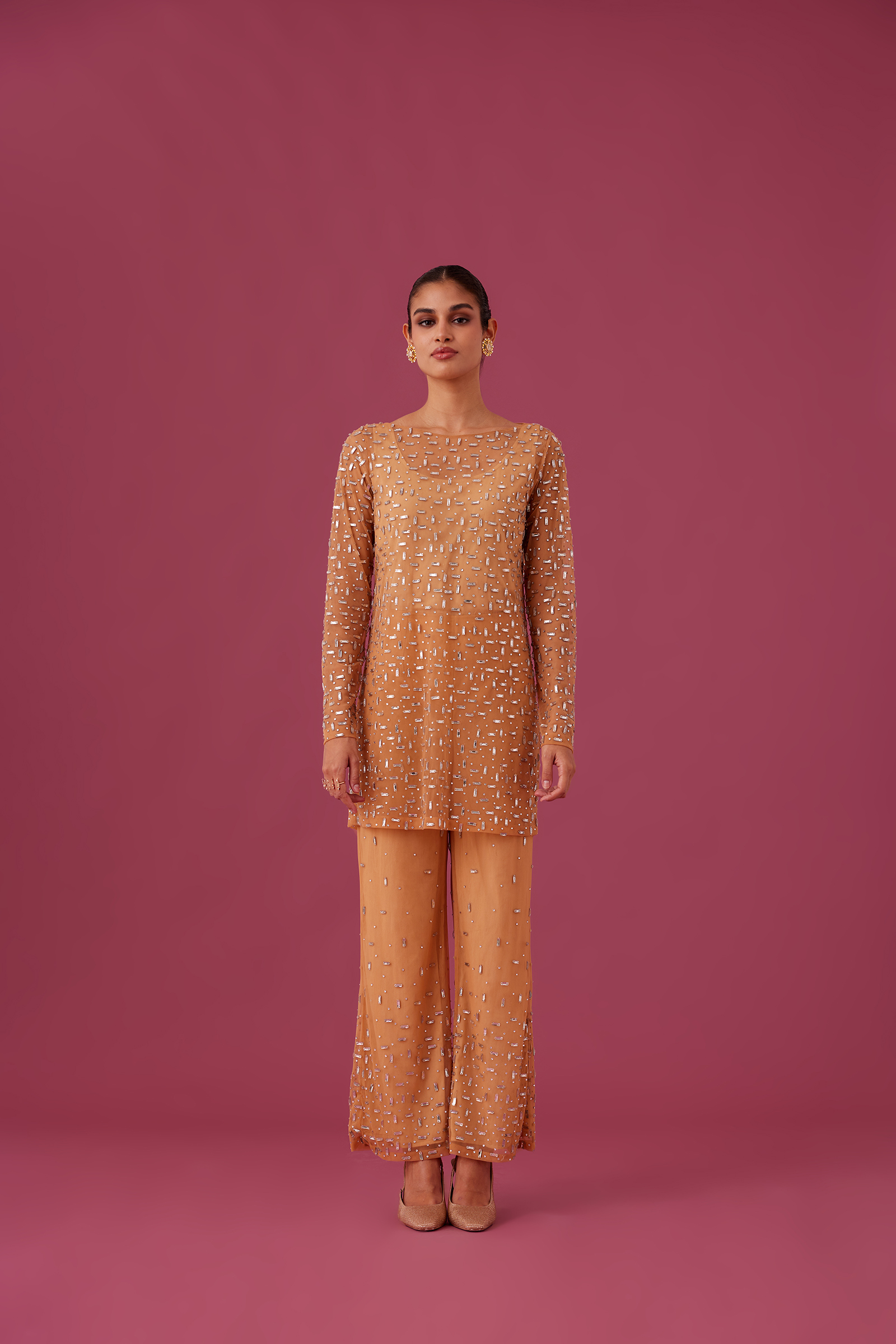 MEDHA BATRA - Champange Rose Co ord