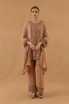 Light Taupe Georgette Suit Set