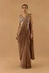 Mocha Brown Drape Saree
