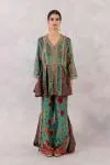 Forest Green Silk Co-ord set