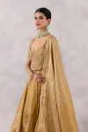Gold Tissue Silk Lehenga set