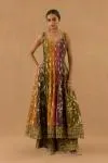 Multicolor Georgette Anarkali set