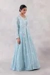 Powder Blue Georgette Anarkali set