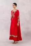 Red Georgette Anarkali set