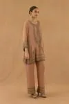 Light Taupe Georgette Suit Set