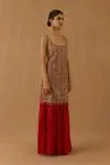 Rani Red Georgette Garara Set