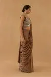Mocha Brown Drape Saree