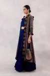 Midnight Blue Georgette lehenga set