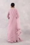 Lilac Georgette Anarkali Set