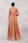 Coral Pink Georgette Anarkali set