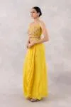 Yellow Organza Co-ord Set