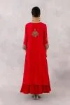 Red Georgette Anarkali set