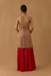 Rani Red Georgette Garara Set