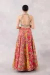 Multicolor Crepe Lehenga Set