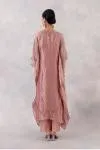 Petal Pink Chanderi Silk Kaftan set