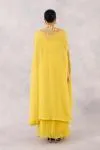 Yellow Organza Co-ord Set