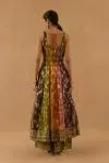 Multicolor Georgette Anarkali set